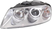 Set Of 2 Front Head Light Assembly Plastic Left Driver & Right Passenger Side Direct Replacement Compatible With 2004-2007 Volkswagen Touareg VW2503132 VW2502132