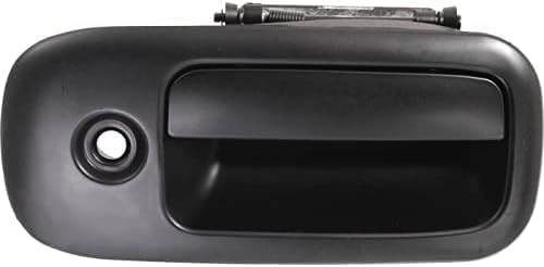 Front Exterior Door Handle Smooth Black Plastic Right Passenger Side Direct Replacement Compatible with 2003-2009 GMC Savana/Chevrolet Express Van 1500 2500 3500 FDH010058 25942272