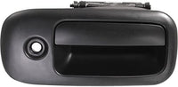 Front Exterior Door Handle Smooth Black Plastic Right Passenger Side Direct Replacement Compatible with 2003-2009 GMC Savana/Chevrolet Express Van 1500 2500 3500 FDH010058 25942272