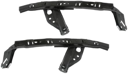 Set Of Front Bumper Upper Cover Bracket Steel Left Driver & Right Passenger Side Direct Replacement Compatible With 2012-2015 Honda Civic HO1042105 HO1043105 71140TR0A00 71190TR0A00