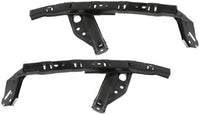 Set Of Front Bumper Upper Cover Bracket Steel Left Driver & Right Passenger Side Direct Replacement Compatible With 2012-2015 Honda Civic HO1042105 HO1043105 71140TR0A00 71190TR0A00