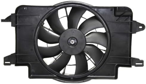 Front Radiator Fan Shroud Assembly Plastic Direct Replacement Compatible with 1991-2002 Saturn S-Series GM3115121 24005834-PFM