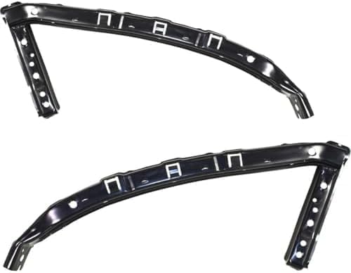 Set of 2 Front Bumper Cover Bracket Steel Left Driver & Right Passenger Side Direct Replacement Compatible with 2006-2011 Honda Civic HO1067111 HO1066111 71140SVAA00 71190SVAA00