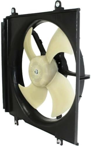 Front Radiator & A/C Condenser Single Fan Assembly Direct Replacement Compatible With 1997-2001 Honda CR-V HO3115106 HO3113110 19015P3F004-PFM 38615P3F000