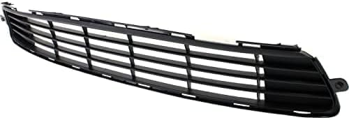 Front Bumper Lower & Upper Grille Assembly Primed Plastic Direct Replacement Compatible With 2011-2013 Toyota Corolla TO1036125 TO1200340 5310002410C0 5311202280