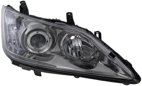 Front Headlight Lens And Housing Right Passenger Side Direct Replacement Compatible With 2010-2011 Lexus ES350 LX2519116 8113033740