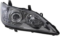 Front Headlight Lens And Housing Right Passenger Side Direct Replacement Compatible With 2010-2011 Lexus ES350 LX2519116 8113033740