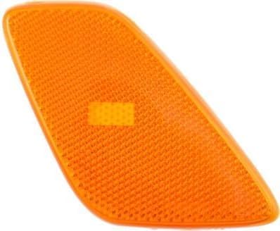 AUTOS PARTS PLUS Front Side Marker Light Right Passenger Side Direct Replacement Compatible With 1997-2006 Jeep Wrangler CH2551120 55155628AC