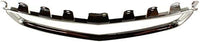 Front Grille Primed Shell And Insert + Center Molding Chrome Direct Replacement Compatible With 2008-2012 Chevrolet Malibu GM1200600 GM1210115 25784042 25784043