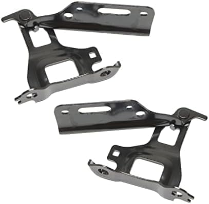 Set of 2 Front Hood Hinge Assembly Steel Left Driver & Right Passenger Side Direct Replacement Compatible with 2015-2020 Honda Fit HO1236139 HO1236140 60120TAR000ZZ 60170TAR000ZZ