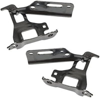 Set of 2 Front Hood Hinge Assembly Steel Left Driver & Right Passenger Side Direct Replacement Compatible with 2015-2020 Honda Fit HO1236139 HO1236140 60120TAR000ZZ 60170TAR000ZZ
