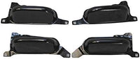 Set Of 4 Front Bumper Upper & Lower Bracket Left Driver & Right Passenger Side Direct Replacement Compatible With 2006-2008 Dodge Ram 1500 2500 3500 CH1066139 CH1067139 CH1066138