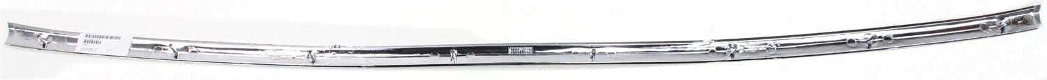 Rear Center Bumper Molding Chrome Direct Replacement Compatible With 1998-2002 Lincoln Town Car FO1157243 F8VZ17C830BA