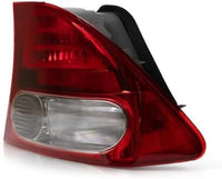 Set Of 2 Tail Light Outer Assembly Lens And Housing Left Driver & Right Passenger Side Direct Replacement Compatible With 2009-2011 Honda Civic HO2818138 HO2819138