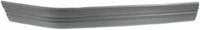 Front Bumper Chrome + Lower Valance Panel Textured + Moldings Primed Center + Left & Right Side Direct Replacement Compatible With Ford F-Series/Bronco 1992-1996 FO1002254