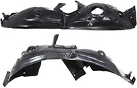 Set Of 2 Front Fender Liner Plastic Left Driver & Right Passenger Side Direct Replacement Compatible With 2007-2015 Mini Cooper MC1248102 MC1249102 51717207578-PFM 51717207577-PF