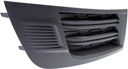 Set Of 2 Front Fog Light Covers Textured Plastic Left Driver & Right Passenger Side Direct Replacement Compatible With 2013-2017 Chevrolet Traverse GM1039151 GM1038151