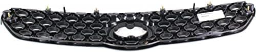 Front Grille Assembly Textured Shell And Insert Plastic Direct Replacement Compatible With 2003-2004 Toyota Matrix TO1200258