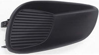 Set Of 2 Front Fog Light Cover Primed Left Driver & Right Passenger Side Direct Replacement Compatible With 2007-2012 Toyota Yaris TO2598105 TO2599105 5212752390 5212852100