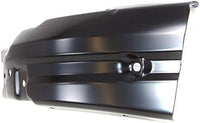Front Bumper Extensions Brackets Steel + End Caps Textured Plastic Left Driver & Right Passenger Side Direct Replacement Compatible With 2007-2013 Chevrolet Silverado 1500