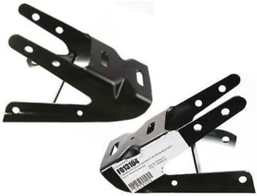 Front Bumper Bracket Left Driver & Right Passenger Side Direct Replacement Compatible With 1997-2004 Ford F SERIES FO1067129 FO1066129 F75Z17N775CA F75Z17N775DA