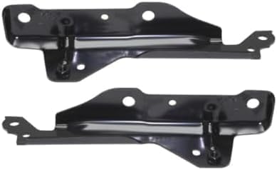 Set of 2 Front Hood Hinge Steel Left Driver & Right Passenger Side Direct Replacement Compatible with 2015-2016 Chevrolet Silverado/GMC Sierra 2500 3500HD GM1236164 GM1236165