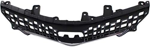 Front Grille Assembly Gray Shell And Insert With Chrome Molding Plastic Direct Replacement Compatible With 2012-2014 Toyota Prius V TO1200348 5310147010