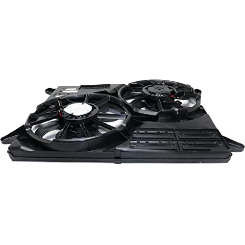 Front Dual Fan Assembly Plastic Direct Replacement Compatible with 2015-2023 Ford Edge / 2016-2018 Lincoln MKX FO3115212 F2GZ8C607E