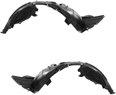 Set Of 2 Front Fender Liner Right Passenger & Left Driver Side Direct Replacement Compatible With 2013-2019 Nissan Sentra NI1249133 NI1248133 638413SH0A 638403SH0A