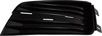 Set Of 2 Front Bumper Grille Primed Plastic Left Driver & Right Passenger Side Direct Replacement Compatible With 2015-2019 Cadillac ATS GM1039244 GM1038244 23260823 23230583