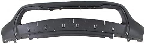 Front Bumper Lower Cover + Grille & Frame Direct Replacement Compatible With 2014-2016 Jeep Grand Cherokee CH1015114 CH1036128 CH1037107 68143076AD 68141936AD 68143105AC