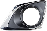 Set Of 2 Front Fog Light Molding Chrome Left Driver & Right Passenger Side Direct Replacement Compatible With 2013-2016 Toyota Venza TO1039183 TO1038183 520300T010 520400T010