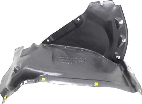 Front Section Fender Liner Right Passenger Side Direct Replacement Compatible With 2017-2018 Audi A4 AU1249134 8W0853888A-PFM