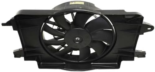 Front Radiator Fan Shroud Assembly Plastic Direct Replacement Compatible with 1991-2002 Saturn S-Series GM3115121 24005834-PFM