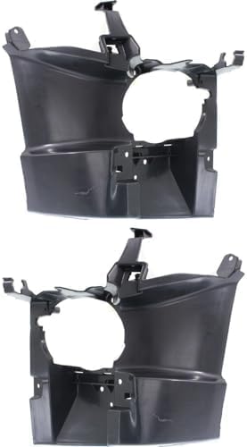 Set Of 2 Front Fog Light Bracket Textured Right Passenger & Left Driver Side Direct Replacement Compatible With 2013-2015 BMW 3-Series BM1043108 BM1042108 51118054164 51118054163