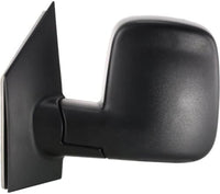 Set of 2 Front Mirror Manual Folding Non-Heated Textured Right Passenger & Left Driver Side Direct Replacement Compatible With 2003-2007 Chevrolet Express/Savana Van GM1320284