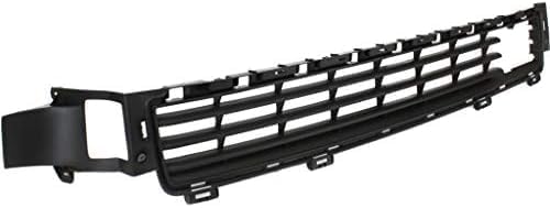 Front Bumper Center Grille Garnish Black Plastic Direct Replacement Compatible With 2008-2017 Toyota Sequoia TO1036132 527110C030