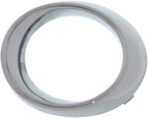 Set Of 2 Front Fog Light Molding Chrome Plastic Left Driver & Right Passenger Side Direct Replacement Compatible With 2010-2012 Mercedes Benz GLK350 MB1039131 MB1038131