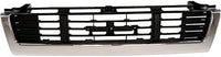 Front Grille Center Chrome Shell With Primed Insert Direct Replacement Compatible With 1989-1991 Toyota Pickup TO1200139 5311189138