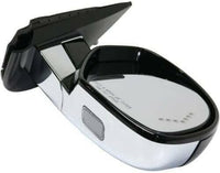 Front Power Folding Mirror Heated Chrome Base With Paintable Cap Right Passenger Side Direct Replacement Compatible With Cadillac Escalade 2007-2014 GM01ER-S 25776162