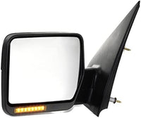 Set of 2 Front Power Mirrors Manual Folding Heated Textured Right Passenger & Left Driver Side Direct Replacement Compatible With 2004-2006 Ford F-150 FO1320242 FO1321242 6L3Z17683CA