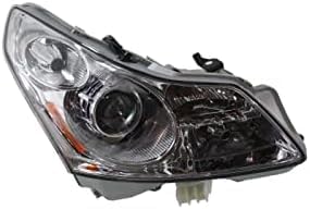 Set Of 2 Front Head Light Assembly Right Passenger & Left Driver Side Direct Replacement Compatible With 2007-2008 Infiniti G35 IN2502137 IN2503137 26060JK60C 26010JK60C