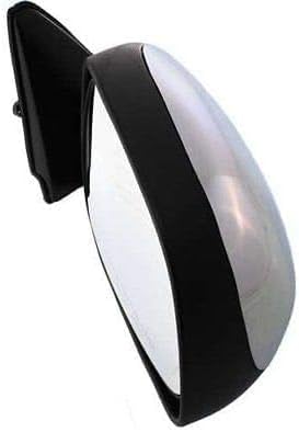 Front Power Mirror Manual Folding Non-Towing Non-Heated Chrome Right Passenger Side Direct Replacement Compatible With 2000-2006 Toyota Tundra TO1321191 879100C040