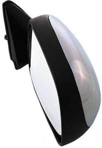 Front Power Mirror Manual Folding Non-Towing Non-Heated Chrome Right Passenger Side Direct Replacement Compatible With 2000-2006 Toyota Tundra TO1321191 879100C040
