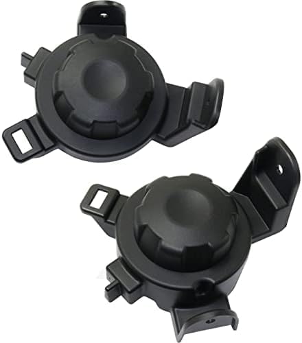 Set Of 2 Front Fog Lamp Cover Primed Right Passenger & Left Driver Side Direct Replacement Compatible With 2008-2015 Nissan Armada NI1039153 NI1038153 62257ZQ00A 62256ZQ00A