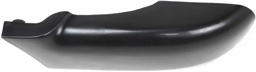 Set Of 2 Front Bumper End Cap Primed Without Molding Holes Left Driver & Right Passenger Side Direct Replacement Compatible With 1994-1997 Chevrolet S10 GM1005140 GM1004141 12383112