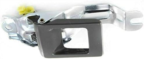 Set of 2 Front Interior Door Handle Lock Without Case with Gray Lever Left Driver & Right Passenger Side Direct Replacement Compatible with 1984-1989 Toyota Pickup TO1353118