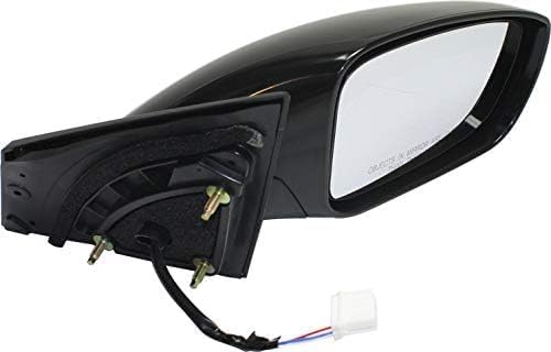 Set Of 2 Front Power Mirror Manual Folding Non-Heated Primed Left Driver & Right Passenger Side Direct Replacement Compatible With 2011-2014 Hyundai Sonata HY1320165 HY1321165