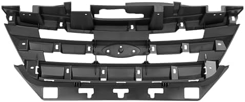 Front Grille Header Panel Plastic Direct Replacement Compatible With 2010-2012 Ford Fusion FO1223114 AE5Z8A284AC