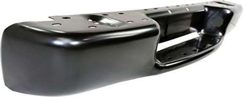Step Bumper Face Bar Only With Pad Provision Without Mounting Bracket Primed Direct Replacement Compatible With 1998-2004 Chevrolet S10 GM1102414 15007515
